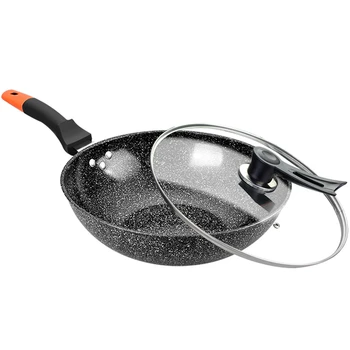 

Umetre German medical stone non-stick wok household iron pan non-stick induction cooker gas stove special wok