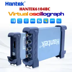 Hantek 6104BC осциллограф PC USB 4 самостоятельные аналоговые цифровые каналы 100 МГц полоса пропускания 1GSa/s 2 мВ-10 В/деление, Входная