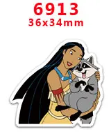 6913 30 шт мультяшный персонаж плоское украшение из смолы PR 16612 - Цвет: 6913