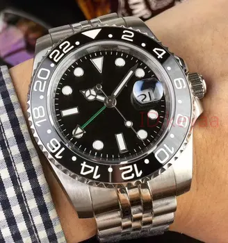 

2020 Luxury Brand Ceramic Gmt Mens Watch Black Black Men Mechanical Automatic Jubilee master Desinger Watches Wristwatches