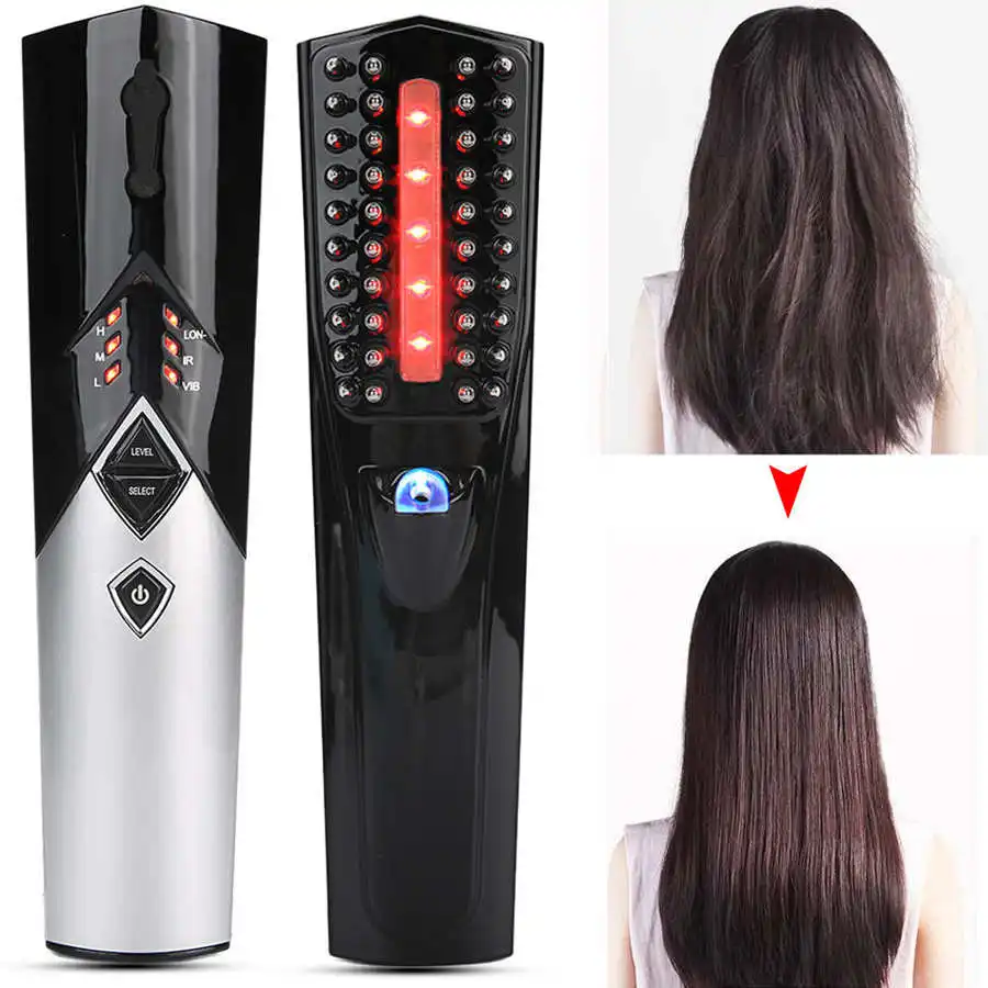 Keratina Household Infrared Hair Growth Comb Adjustable Laser Scalp