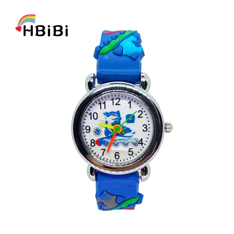 9 разных стилей детские часы Микки Маус автомобиль часы для мальчиков Повседневные Спортивные кварцевые детские часы для девочек детские наручные часы - Цвет: Синий