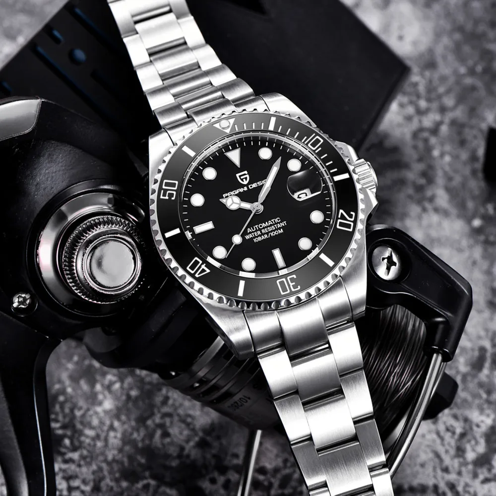 PAGANI DESIGN Classic Water Ghost Series Mens Watches Automatic Mechanical Watch Men Fashion Brand Luxury Waterproof Wrist Watch