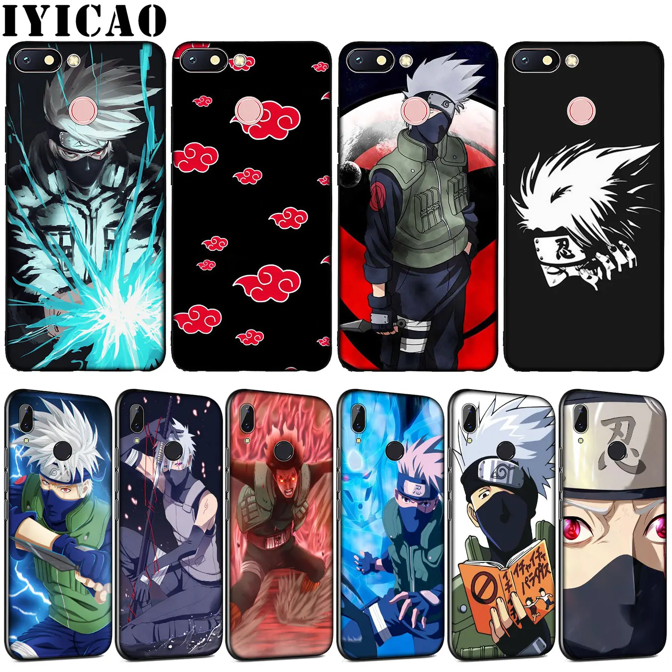Anime Naruto Kakashi Soft TPU Silicone Phone Case for Xiaomi Redmi Note 8 8A 8T 7 7A 6 6A 5 5A GO S2 K30 K20 Pro |