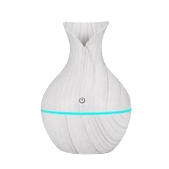 

Large Capacity Usb Ultra-Quiet Humidifier Colorful Mini 130Ml Hollow Household Wood Aromatherapy Fragrance Machine