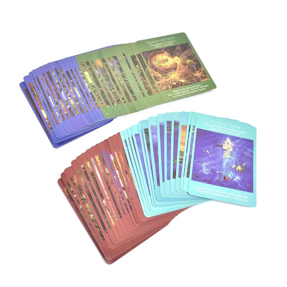 78 шт/Pak Angel Tarot Kaarten Dek настольная игра Карта Volledige Engels Вечерние игры Tafel Games Speelkaarten Familie развлечения Spel# N