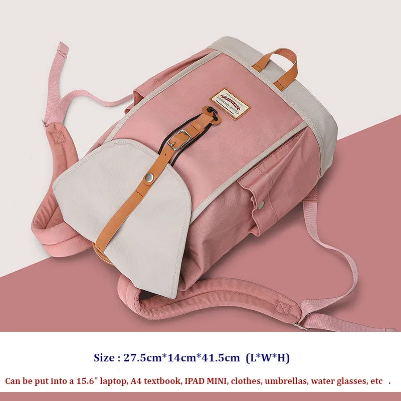 Кампус для девочек, розовые школьные сумки для детей, студенческие рюкзаки для колледжа, рюкзак для мальчиков, сумка для ноутбука для Macbook Pro Magicbook 15 - Цвет: Pink