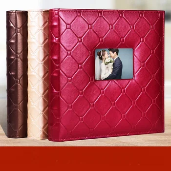 

Photo album series 6 inches, 600 pieces of cortex plastic family album this insert type 6 inches