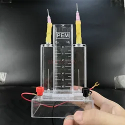 Instrument d'enseignement de l'électrolyse de l'eau, l'hydrogène et l'oxygène, expérience de démonstration de la chimie 