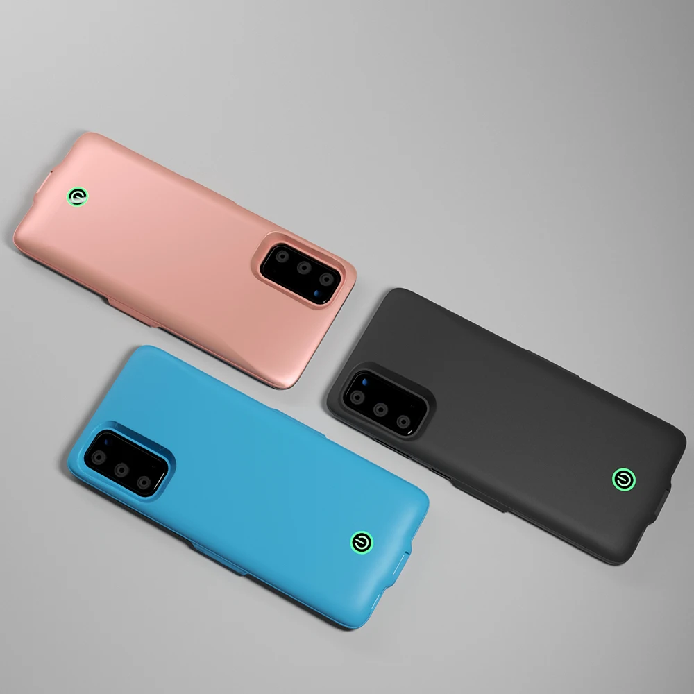 7000 мАч для Samsung Galaxy S20 + Ультра чехол зарядного устройства батареи Смартфона умный