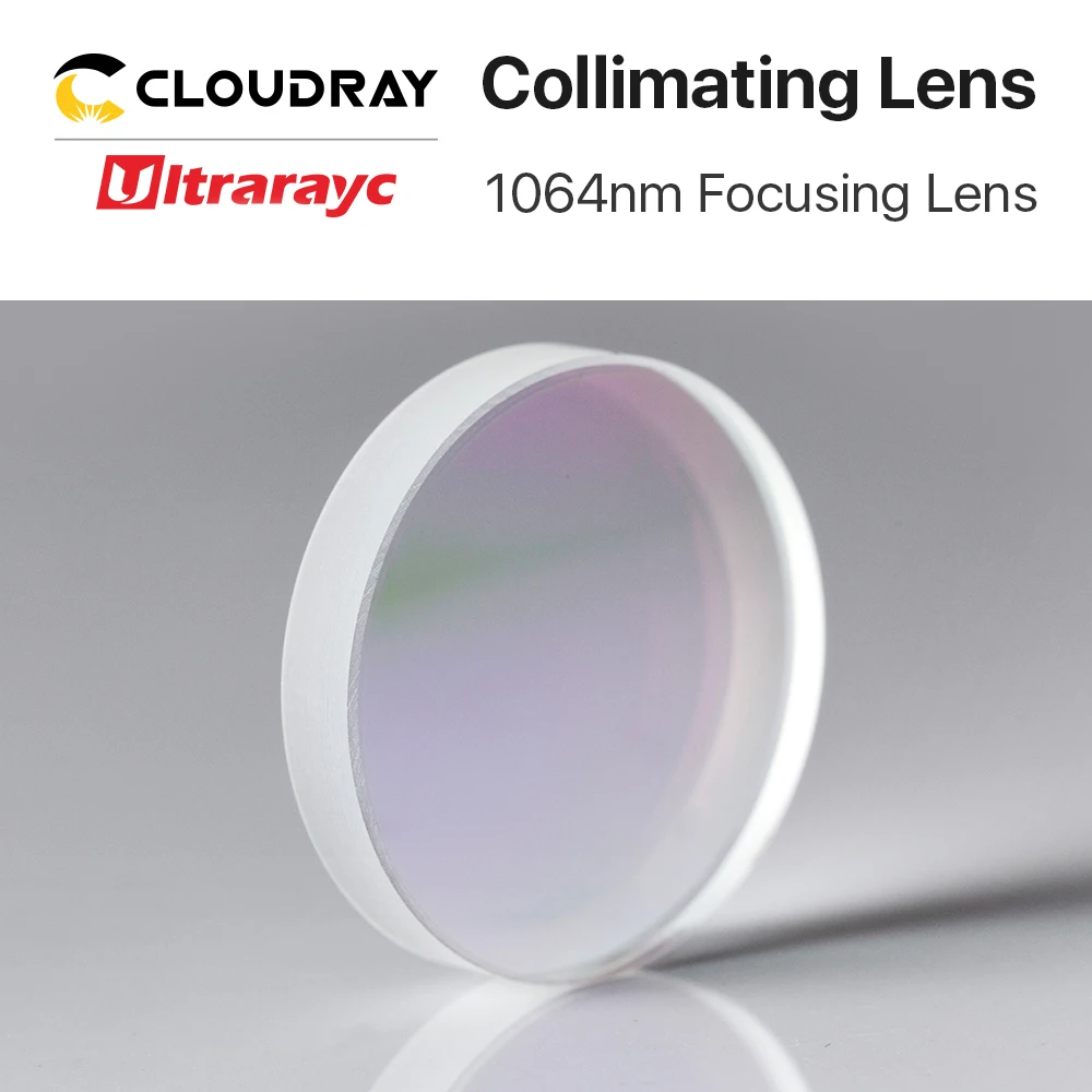 

Ultrarayc Focusing & Collimating Lens Dia. 25.4 28 38.1 42mm OEM Quartz Fused Silica 1064nm Fiber Laser Head