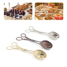 Благородный стиль хлеб клип барбекю щипцы овощи заколки с фруктами для тортов, десертов, выпечки зажим 72XF