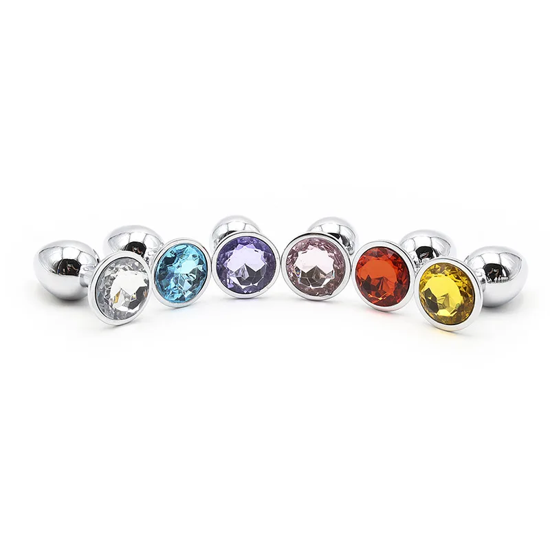 3 Sizes Small Medium Large Metal Anal Plug Gay Sex Toys Butt Plug Sex Products Bdsm Bondage Shop Toys Adults Women Men anal plug anal sex toys