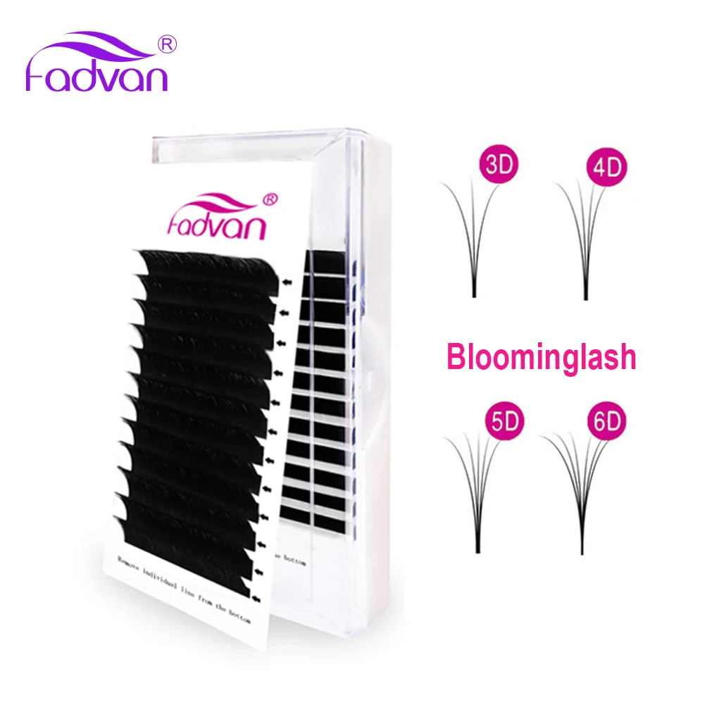 1 коробка для наращивания ресниц яркие ресницы глаз легкие вееры увеличения