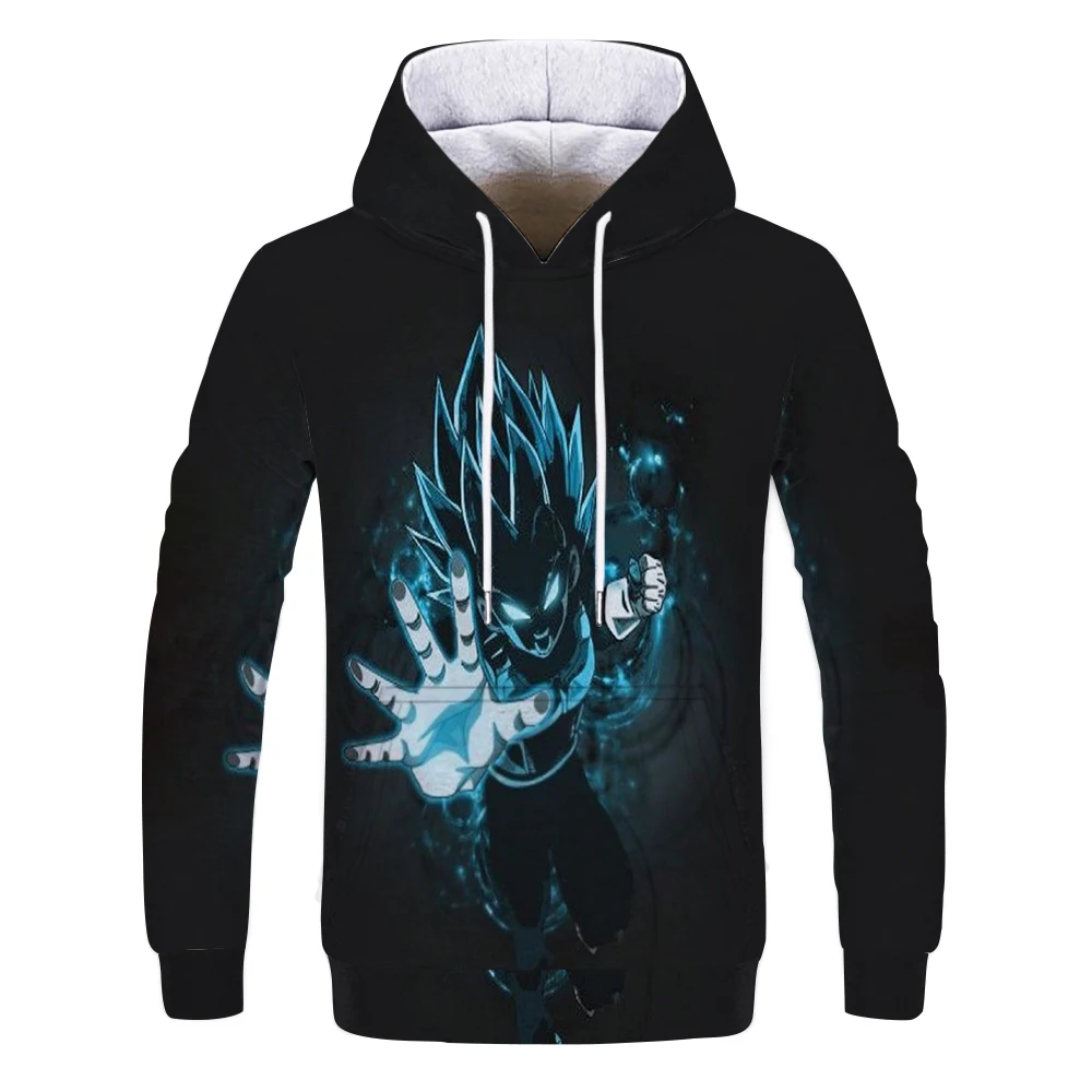 

PLstar Cosmos 2020 New Fashion Sweatshirt Anime Dragon Ball Z Kid Goku and Master Roshi 3D Printing Men's Fashion Round Neck Pul