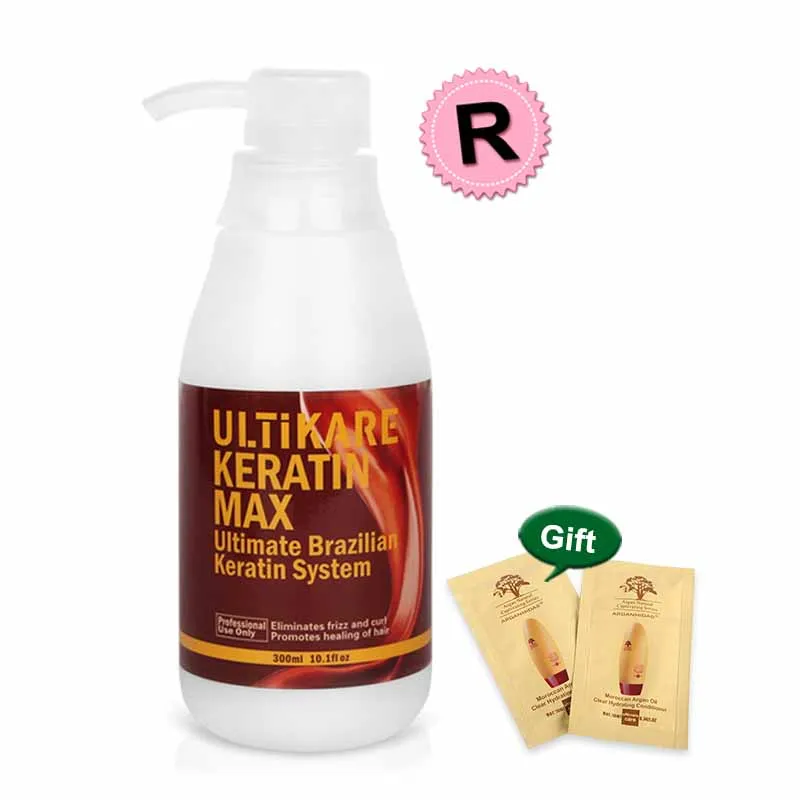 

Brazilian Keratin Ultikare For Strong Damaged Hair Newest 300ml 12% Formaldehyde Chocolate Keratin Straight Treatment Hair Care