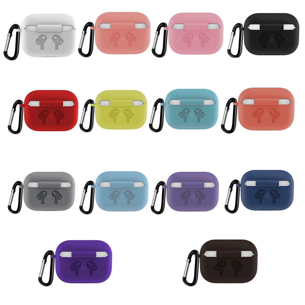 Ultra Thin Wirelss Earphone Bag Case for Apple Airpods Pro with Holder Accessories Box 3 | Электроника