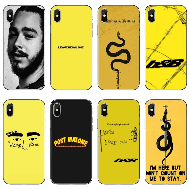 Чехол для телефона Post Malone Samsung Galaxy M30 A70 A60 A50 A40 A30 A10 A9 A8 A6 J8 J4 J6 Prime Plus 2018 | Мобильные