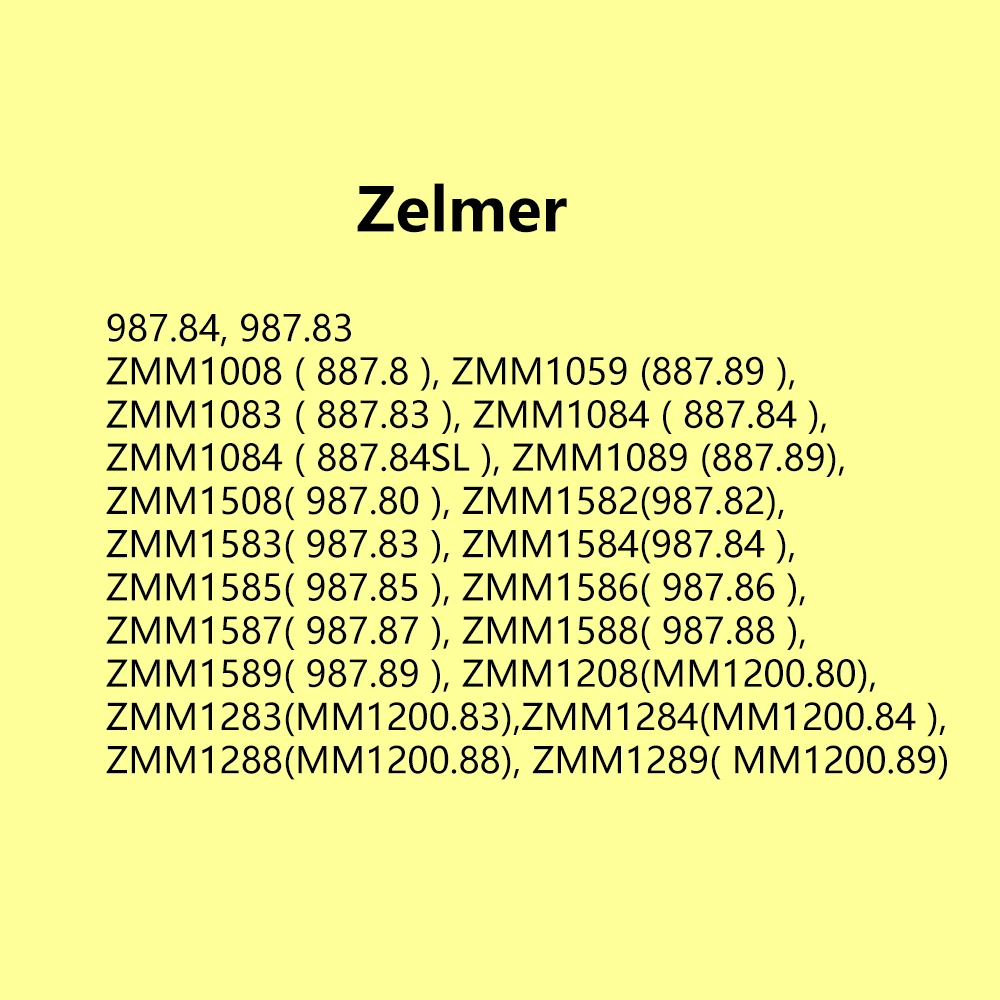 2 шт. нож для мясорубки лезвие из нержавеющей стали запасные части Zelmer 887 8 987 мм 1200