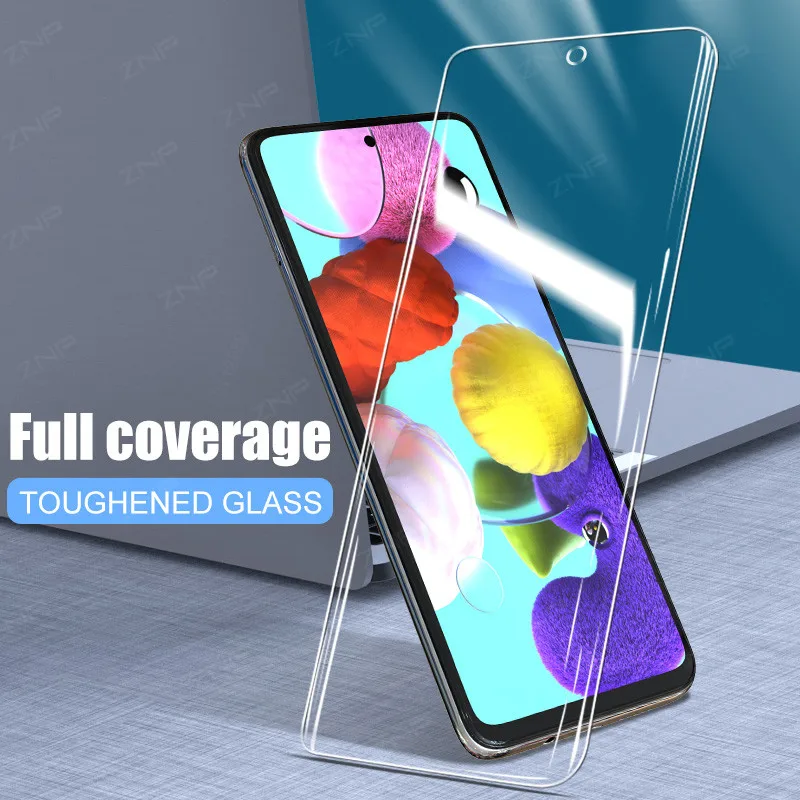 3Pcs Full Cover Tempered Glass For Samsung Galaxy A50 A70 A51 A71 A30 A20 A10 Screen Protector For Samsung A52 A72 A20E Glass