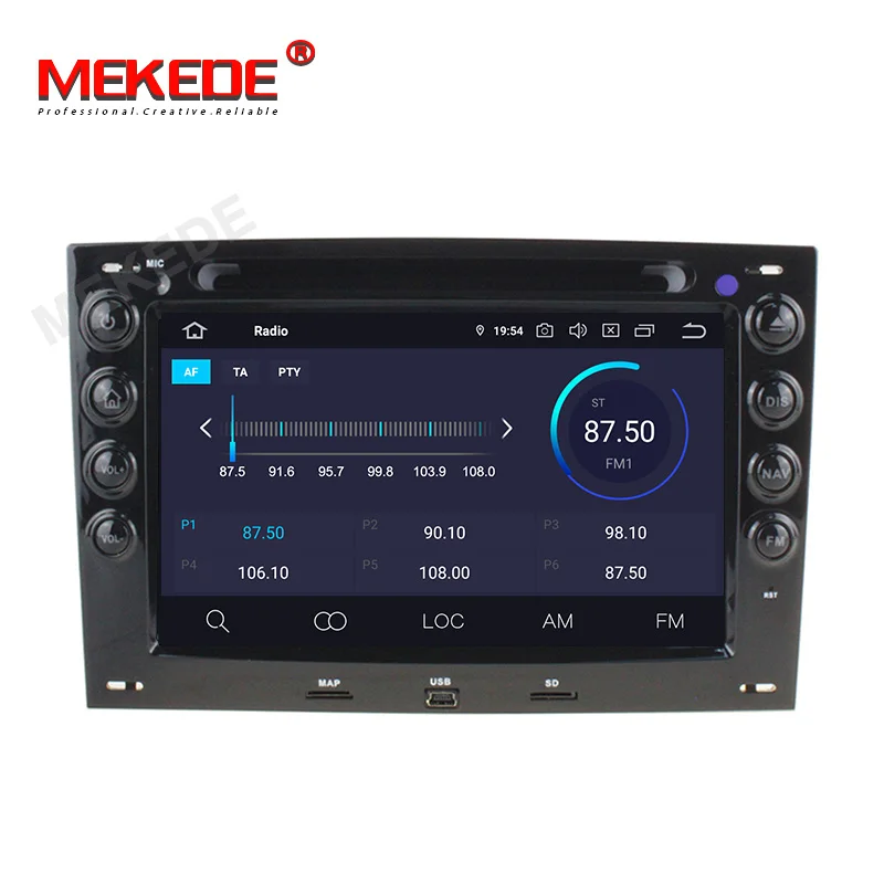Clearance Android 9.0 4+64G car dvd player for RENAULT MEGANE 2003-2008 car audio gps dvd car radio car gps dvd player WIFI BT 2