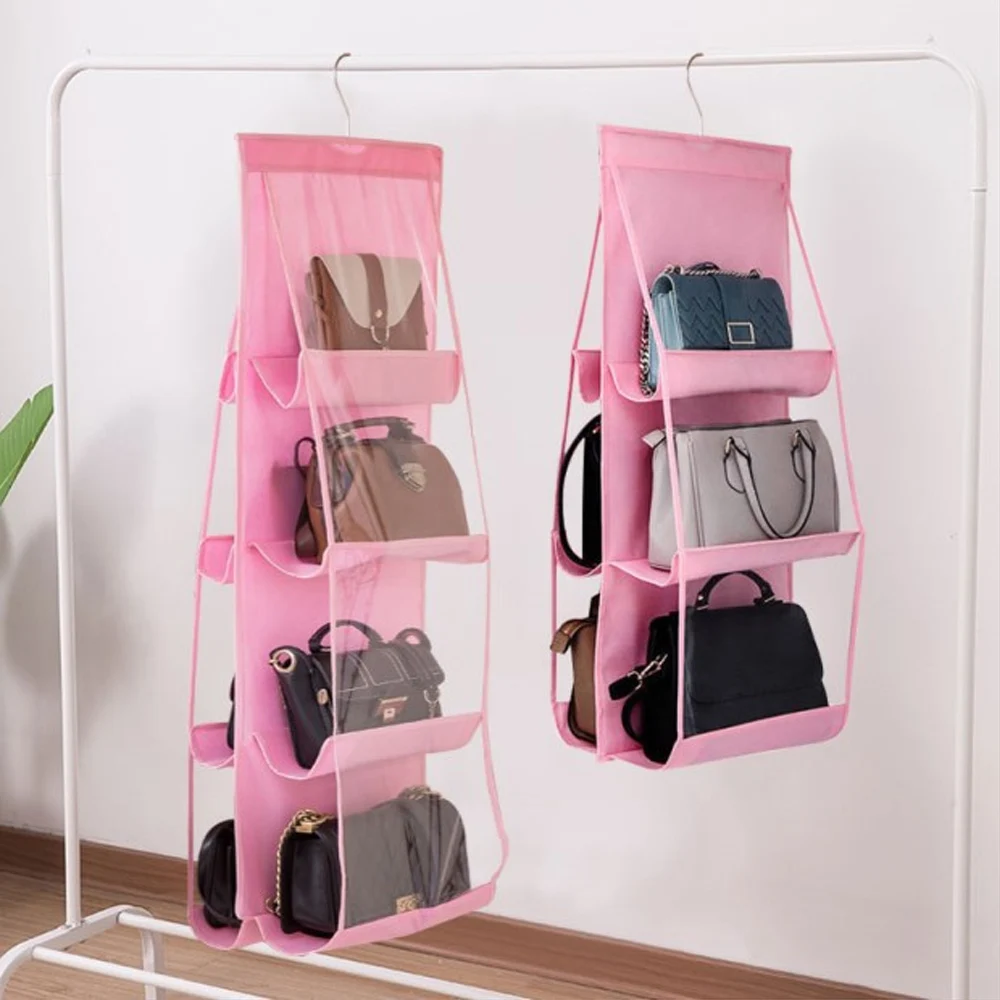 Handbag Organizer Foldable Hanging 3 Layers Shelf Bag Purse Storage Hangers