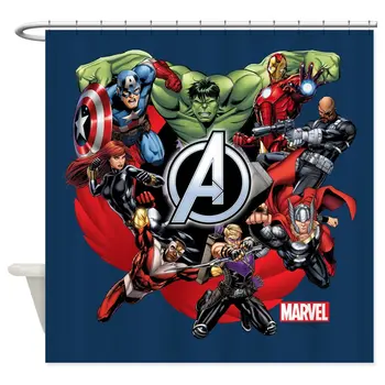 

Avengers Group Decorative Fabric Shower Curtain
