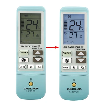 

A/C controller Air Conditioner Air Conditioning Remote Control CHUNGHOP K209ES USE FOR Gree Midea York National K-209ES