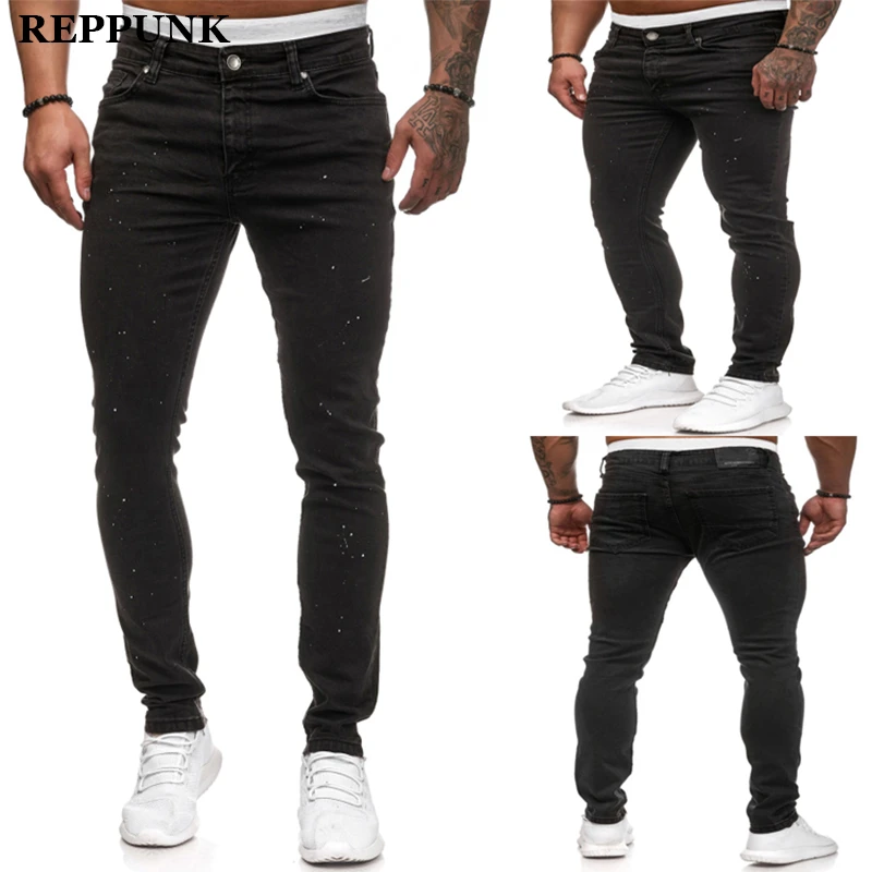 male biker jeans