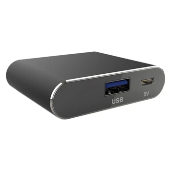 

Phone Sn Adapter 1080P HD 2-In-1 USB to HDMI+AV Plug and Play for iPhone and Android Phones