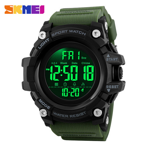 Brand Luxury Watches Men Sport Watches LED Display Digit Clock Countdown Stopwatch Luminous Alarm Male Electronic Wristwatch