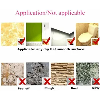 

3D Colorful Blue Stone Peel And Stick Wall Contact Paper Film Air Bubbles As You Move Down Home Household Decor