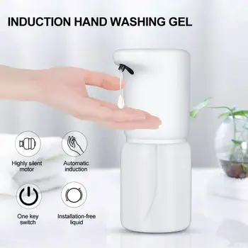 

Disposable Automatic Sensor Soap Wall-mounted Dispenser Infrared Sensor USB Rechargeable Built-in Battery