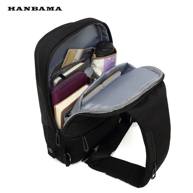 

Men Chest Pack 2019 New Style Fashion Shoulder Bag Oxford Shoulder Bag Business Trip Travel Waterproof Chest Bag