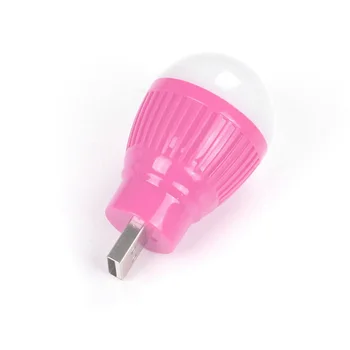 

New Mini USB LED Bulb Round Outdoor Flashlight Night Light Emergency Lamp Laptop Computer Energy Saving Reading Light Outdoor Ca