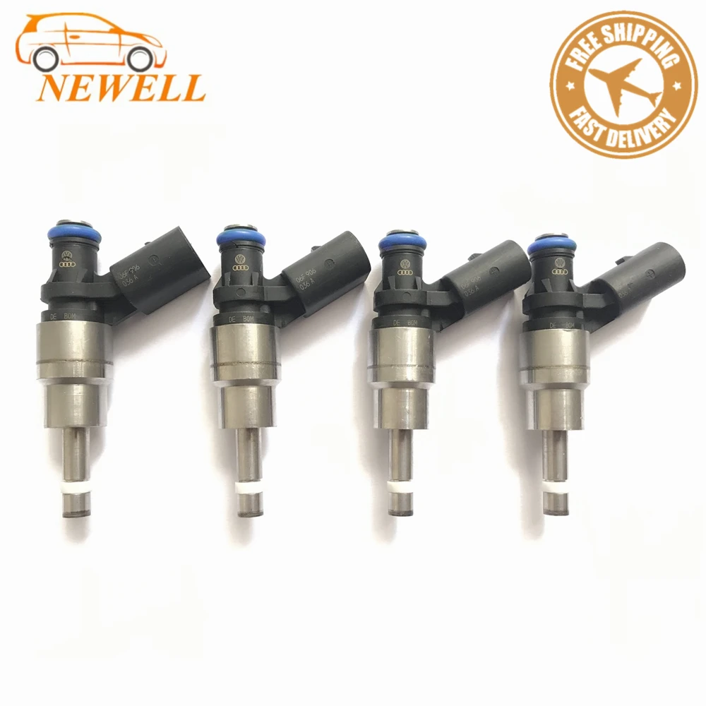 Новая Топливная форсунка 4 шт. для volkswagen PASSAT B6 2 0 OEM:06F906036A 06F906036G 0261500020 | Автомобили и