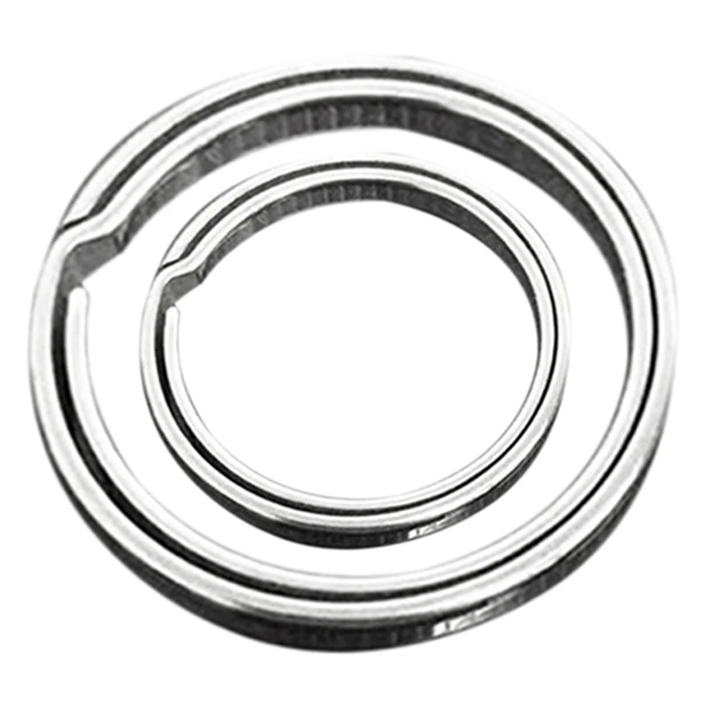

ABUO-2Pcs Titanium Alloy Hanging Ring Outdoor Small Tool Key Ring Mountain Climbing L & S