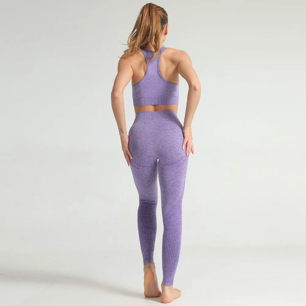 2021 Winter Hot Sale Women Gym Suit Yoga Set Fitness Set Ropa Deportiva Mujer Sports Clothing Yoga Clothing Women Yoga Suit