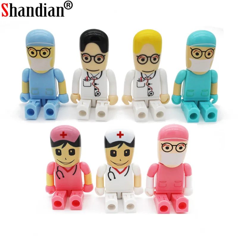 Shandian Doctor Nurse Usb Flash Drive 4gb 8gb 16gb 32gb 64gb Usb 2.0