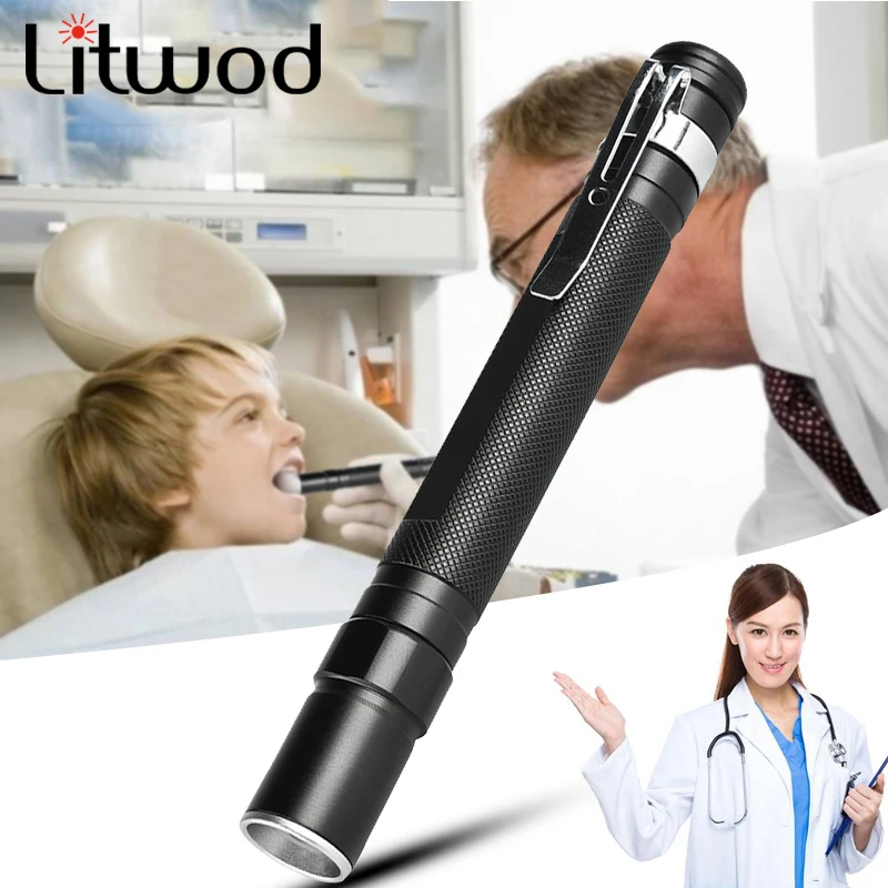 

New Mini Penlight XP-G Q5 Pocket Zoom LED Flashlight Torch 2000LM Waterproof Lantern Shock Resistant Self Defense Hard Light