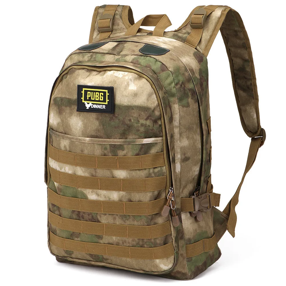 

Student Backpack Game Playerunknown Battlegrounds PUBG Cosplay Tactical Computer Backpack 3 Level Package Camouflage