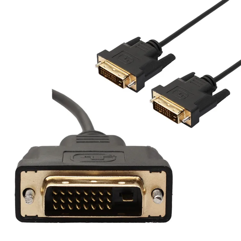 Centechnia DVI адаптер видео кабель 5 м/16,4 футов ЖК-цифровой монитор DVI папа 24+ 1 папа видео кабель адаптер Plug And Play кабели