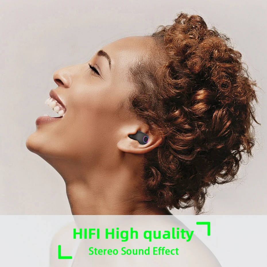 TOPYING Wireless Bluetooth Earphone Q1 Headphones Sports Bass With Mic In Ear Earbuds Magnetic Charging