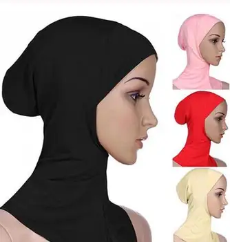 

10pcs Muslim Full Cover Inner Women's Hijab bonnet Cap Islamic Underscarf Neck Head Bonnet Hat 6YQA