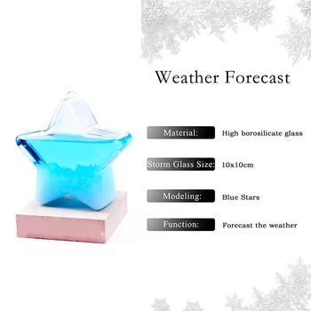 

Desktop Droplet Storm Glass Bottle Weather Forecast Predictor Monitor Barometer With Wooden Base For Home Decor Storm Bottle