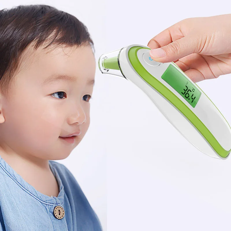 

Digital Ear and Forehead Thermometer Medical Infrared Thermometer For Baby Children and Adults Fahrenheit and Celsius Converti