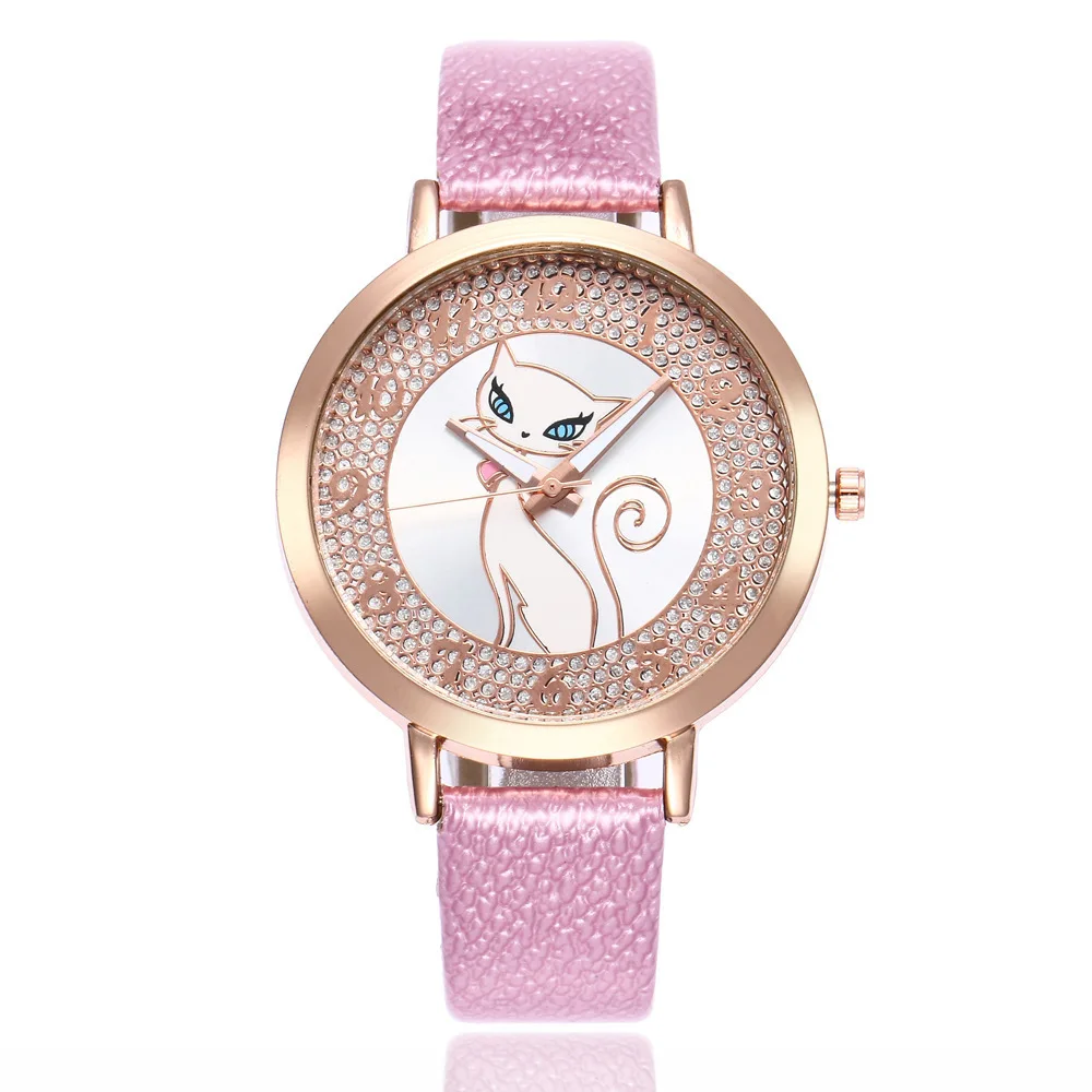 

2020 Creative Watches Laides Color Changing Leather Quartz Watch Women Casual Elegant Wristwatch Clock Reloj Mujer Ceasuri Women