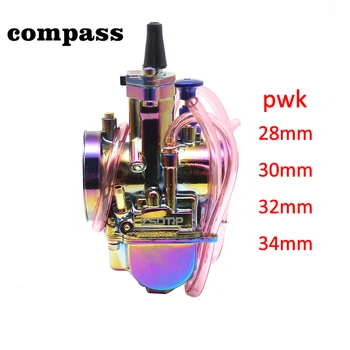 

28 30 32 34mm Motorcycle Carburetor Carburador with Power Jet Scooter 4T Engine ATV Off Road Cafe Racer 75cc - 300cc