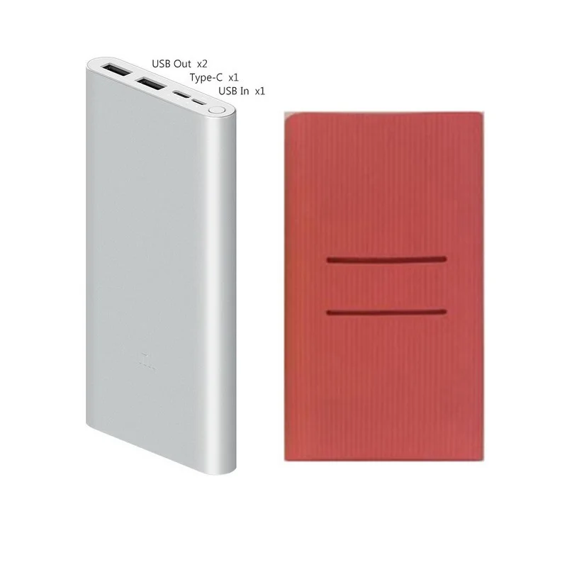 Silver Add Pink Новинка, Xiaomi Mi внешний аккумулятор 3, 10000 мА/ч, внешний аккумулятор, портативный аккумулятор, быстрая зарядка, 10000 мА/ч, внешний аккумулятор, поддерживает зарядку 18 Вт - Цвет: Silver Add Pink