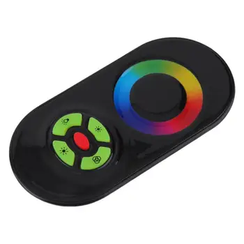 

DC 12V-24V Wireless RF Touch Panel Dimmer RGB Remote Controller 18A RGB Controller For 3528 5050 RGB LED Strip Light